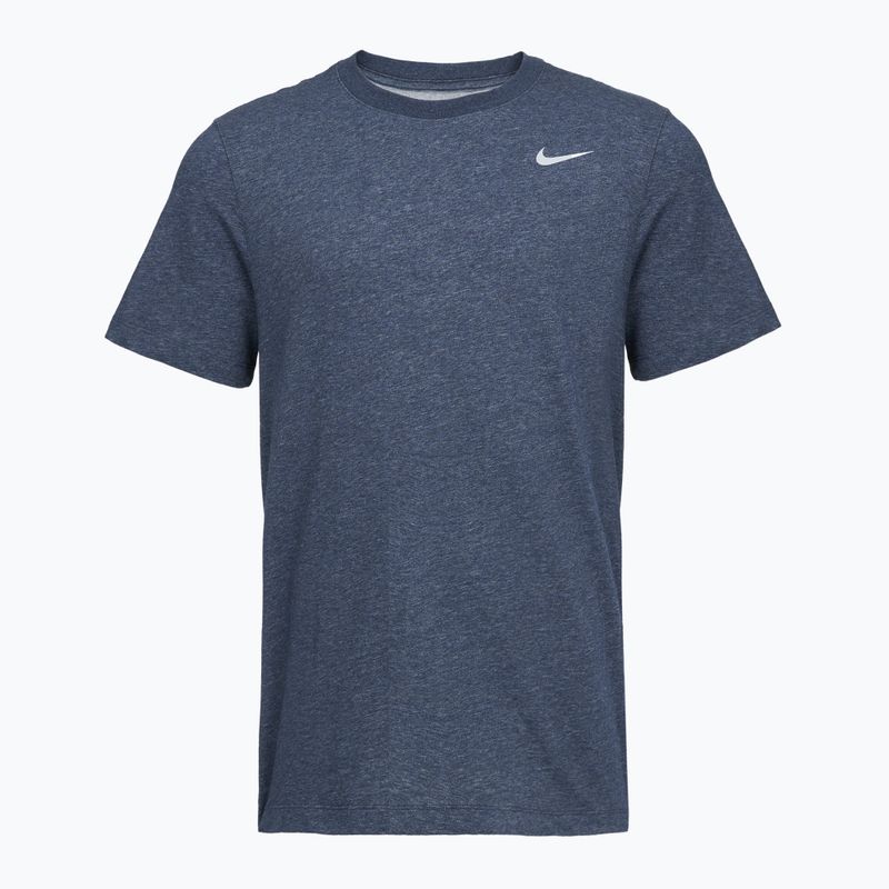 Футболка чоловіча Nike Dri-Fit smokey obsidian heather/matte silver