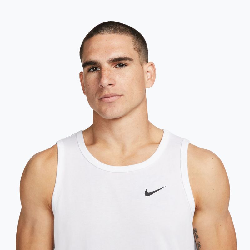 Футболка для тренувань чоловіча Nike Dri-Fit TT white/black 4