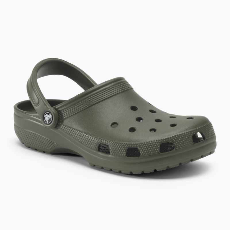 Чоловічі шльопанці Crocs Classic пильно-оливкові 2