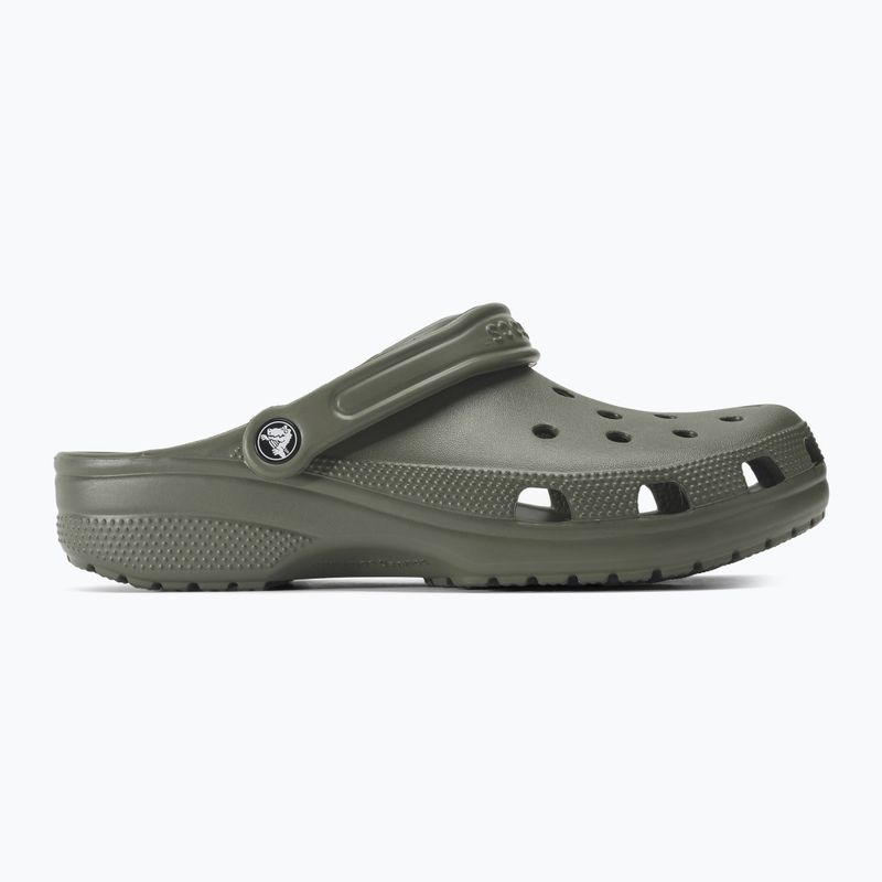 Чоловічі шльопанці Crocs Classic пильно-оливкові 3