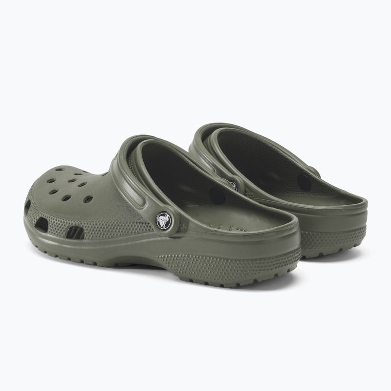 Чоловічі шльопанці Crocs Classic пильно-оливкові 4