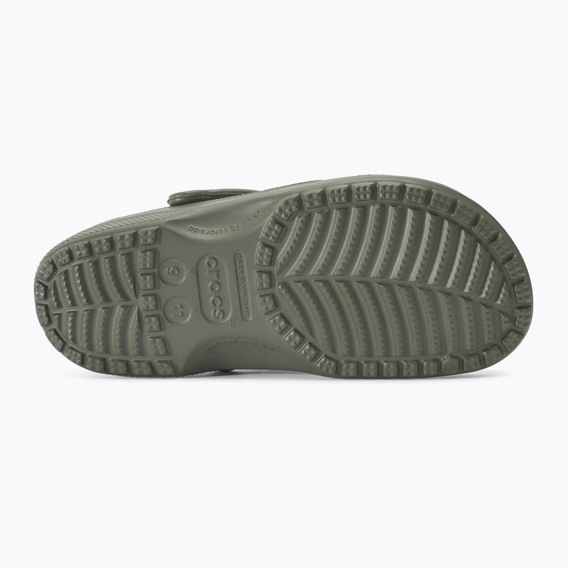 Чоловічі шльопанці Crocs Classic пильно-оливкові 6