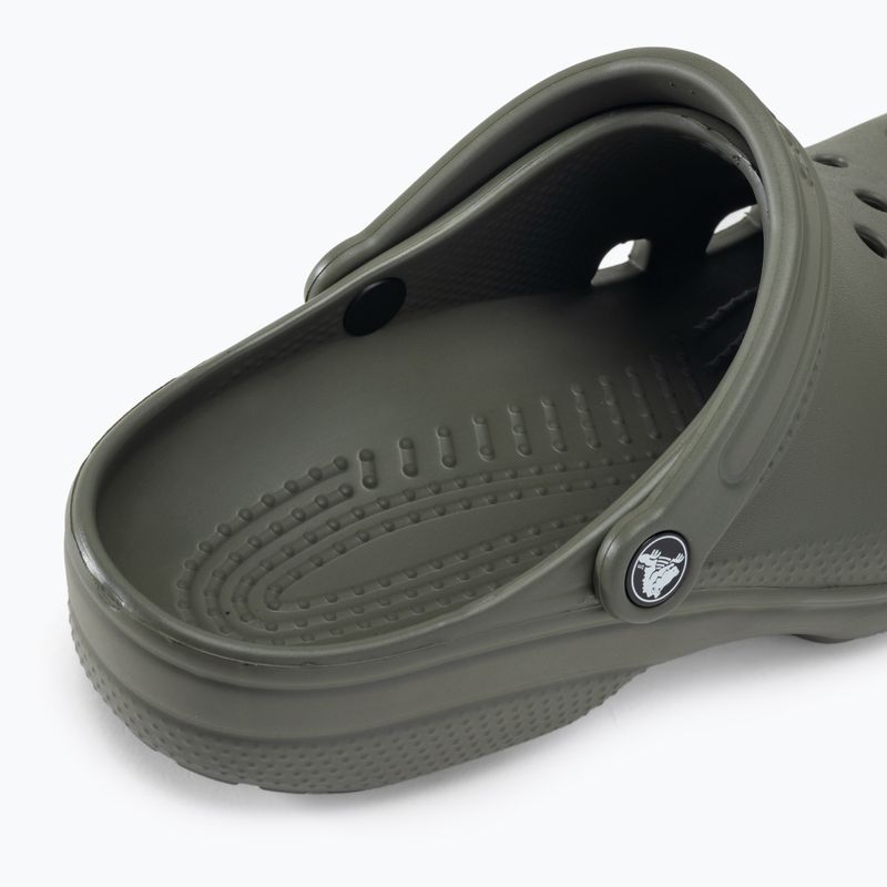 Чоловічі шльопанці Crocs Classic пильно-оливкові 10