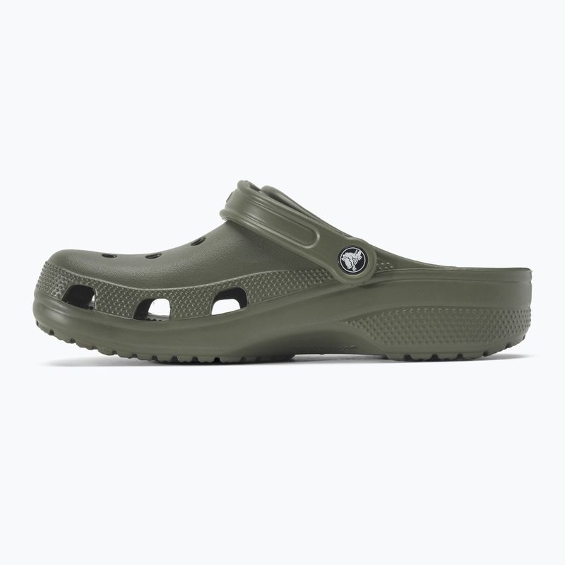 Чоловічі шльопанці Crocs Classic пильно-оливкові 11