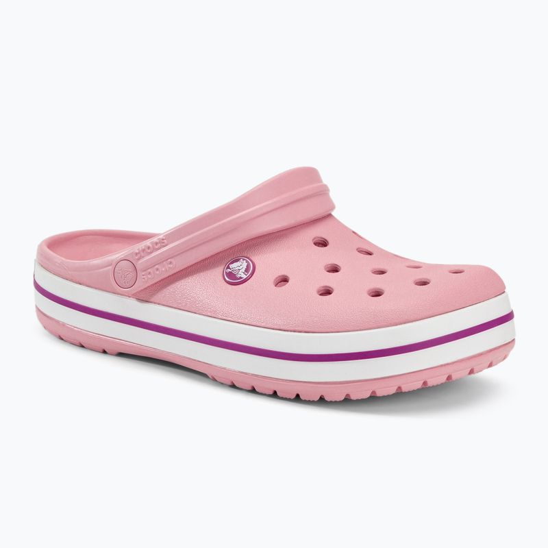 Шльопанці Crocs Crocband pearl pink/wild orchid