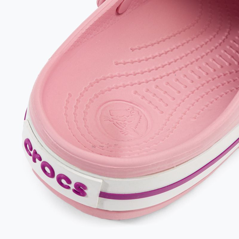 Шльопанці Crocs Crocband pearl pink/wild orchid 10