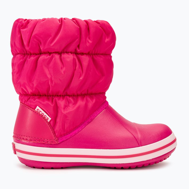 Дитячі снігові черевики Crocs Winter Puff Kids цукерково-рожеві 2