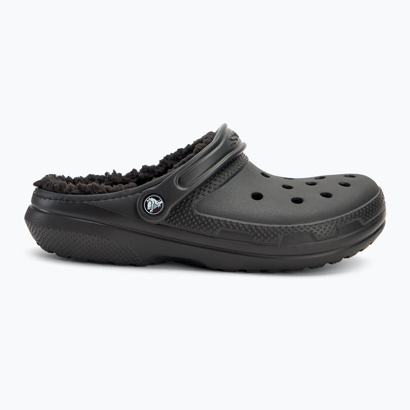 Шльопанці Crocs Classic Lined Clog black/black 3
