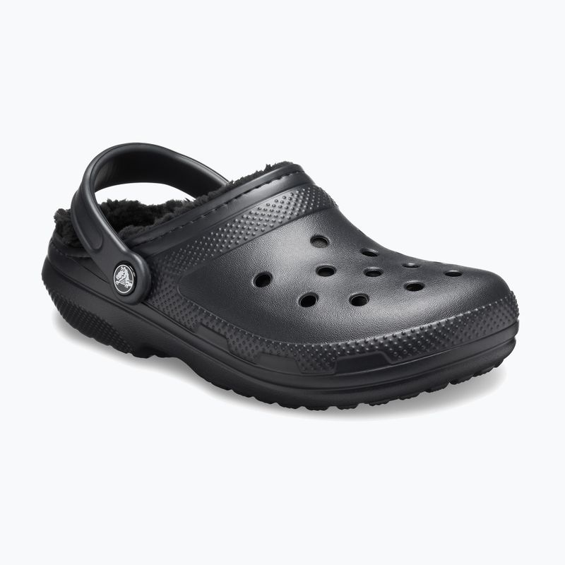 Шльопанці Crocs Classic Lined Clog black/black 9