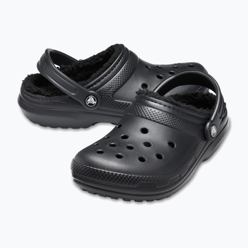 Шльопанці Crocs Classic Lined Clog black/black 14