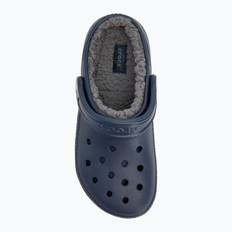 Шльопанці Crocs Classic Lined Clog navy/charcoal 6