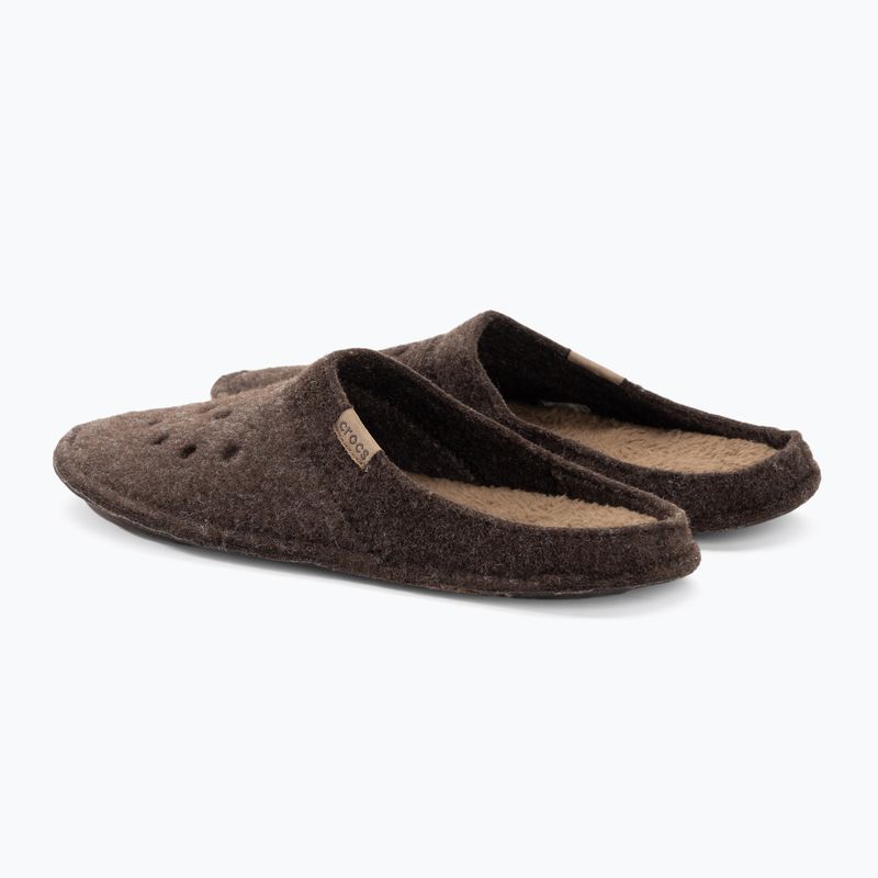 Тапочки Crocs Classic Slipper espresso/walnut 3