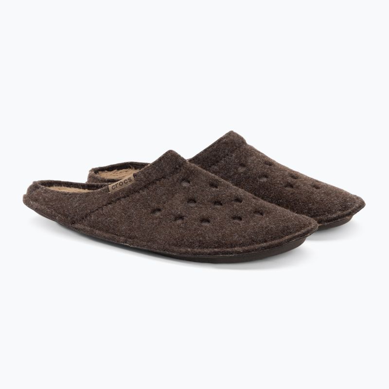 Тапочки Crocs Classic Slipper espresso/walnut 4