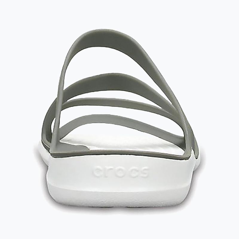 Шльопанці жіночі Crocs Swiftwater Sandal W smoke/white 10