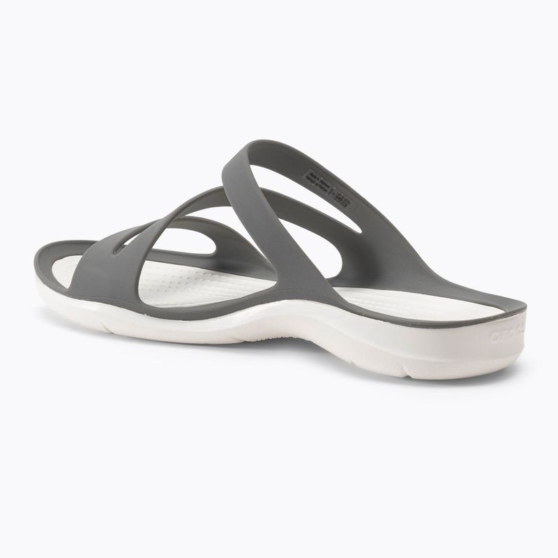 Шльопанці жіночі Crocs Swiftwater Sandal W smoke/white 3