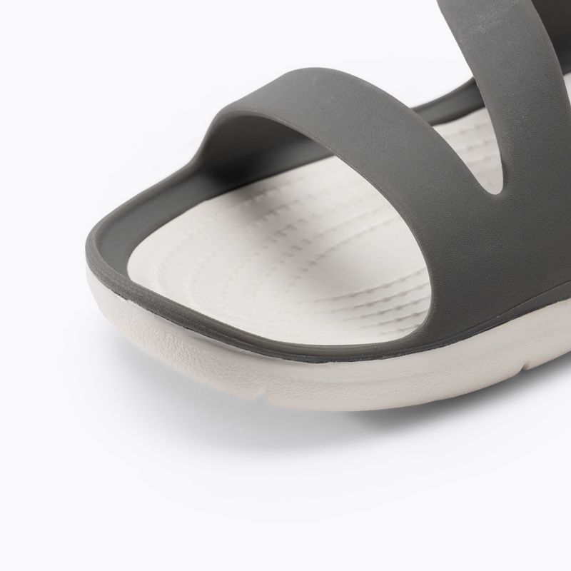 Шльопанці жіночі Crocs Swiftwater Sandal W smoke/white 7