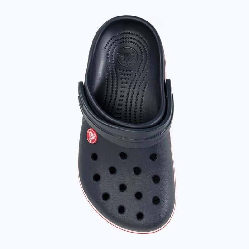 Шльопанці дитячі Crocs Crocband Clog Kids navy/red 6