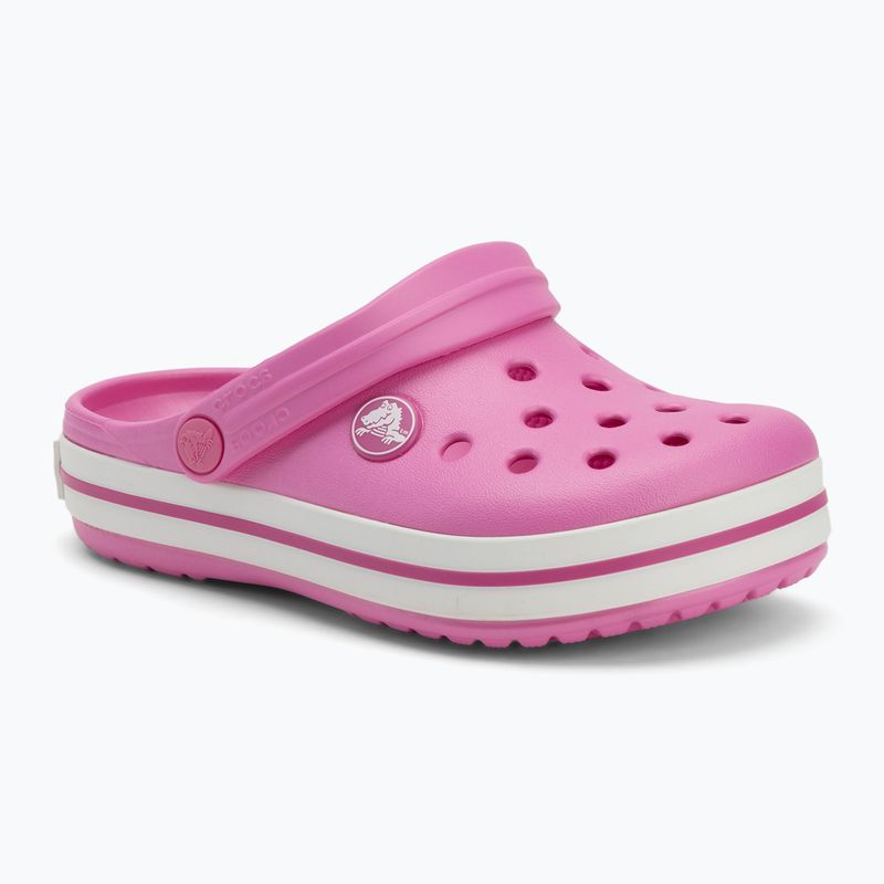 Шльопанці дитячі Crocs Crocband Clog Kids party pink
