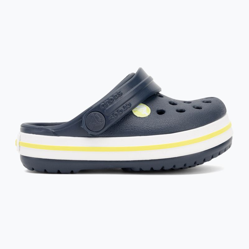 Шльопанці дитячі Crocs Crocband Clog Kids navy/citrus 3