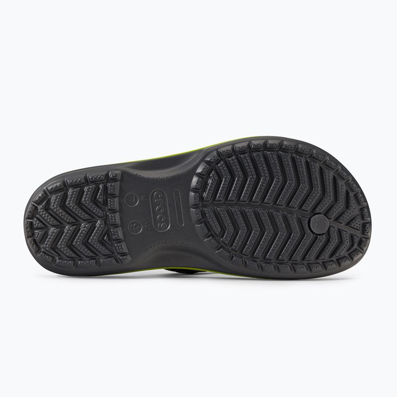 В'єтнамки Crocs Crocband Flip graphite/volt green 5