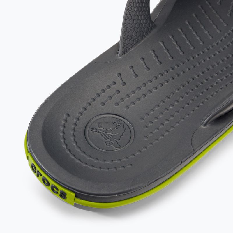 В'єтнамки Crocs Crocband Flip graphite/volt green 8