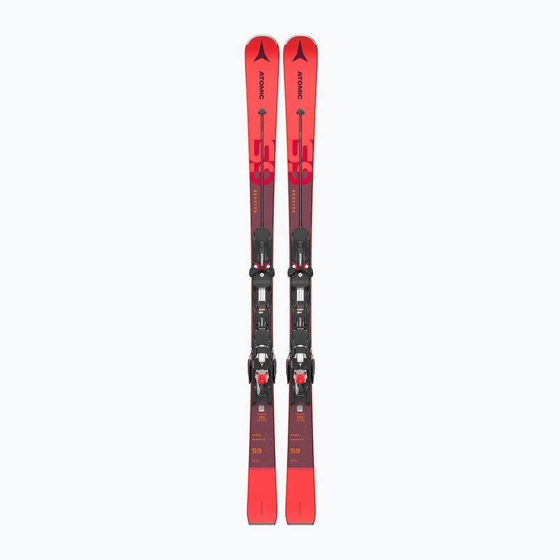 Лижі гірські чоловічі Atomic Redster S9 Servotec + X12 GW red 10