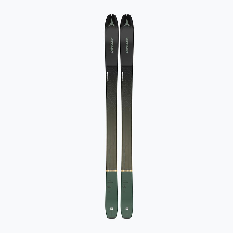 Лижі для скітуру чоловічі Atomic Backland 95 + Skins black/green 9