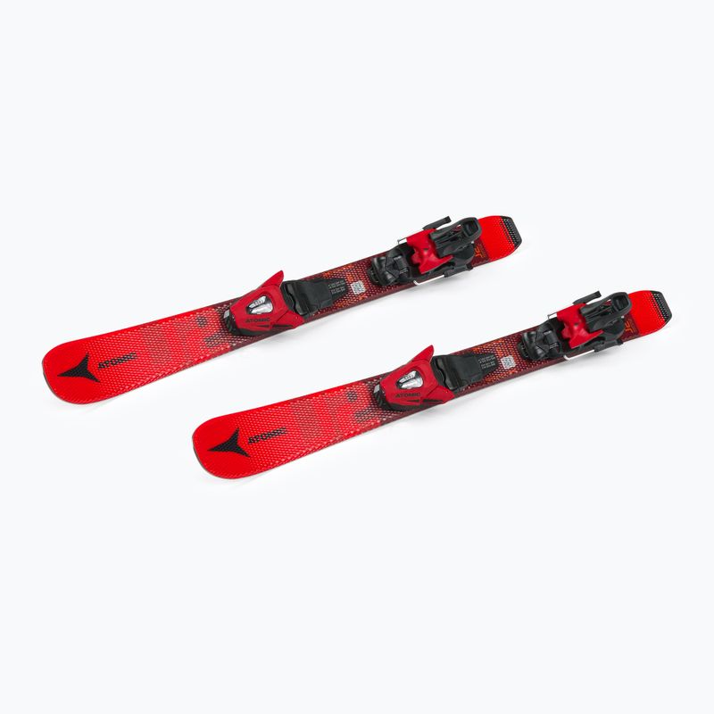 Лижі гірські дитячі Atomic Redster J2 + C5 GW red 4