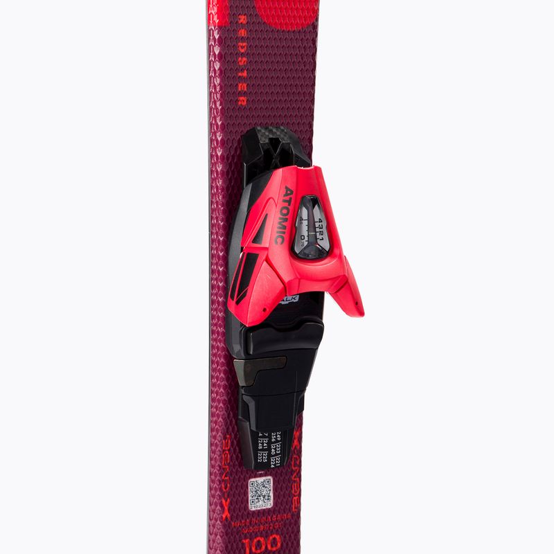 Лижі гірські дитячі Atomic Redster J2 + C 5 GW червоно-чорні AA0028368/AD5001288075 7