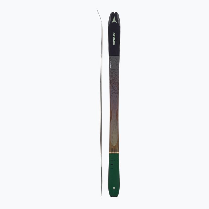 Лижі для скітуру чоловічі Atomic Backland 95 + Skins black/green 2