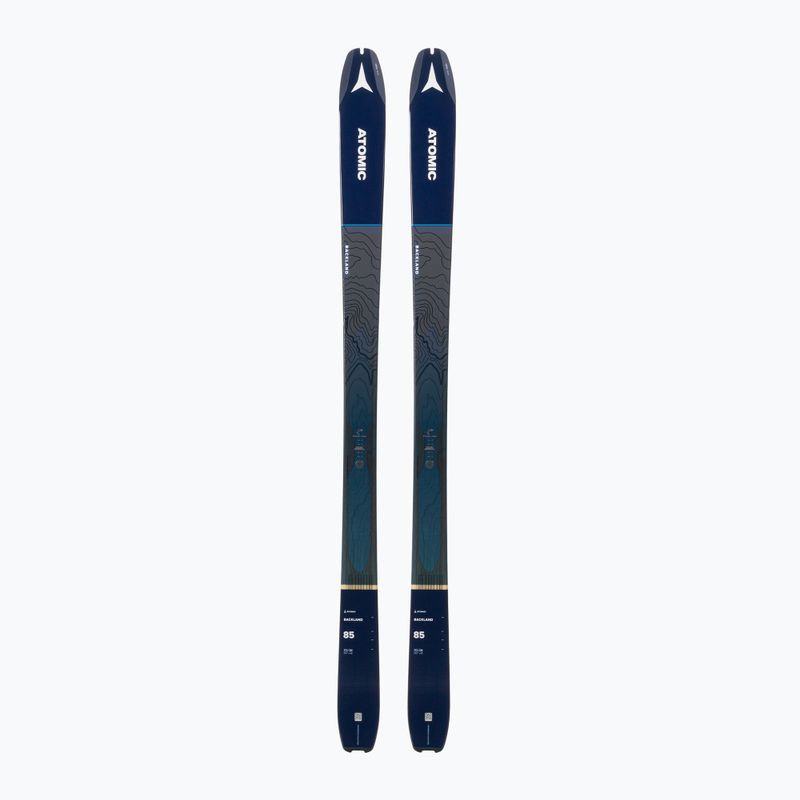Лижі для скітуру чоловічі Atomic Backland 85 + Skins dark blue/blue