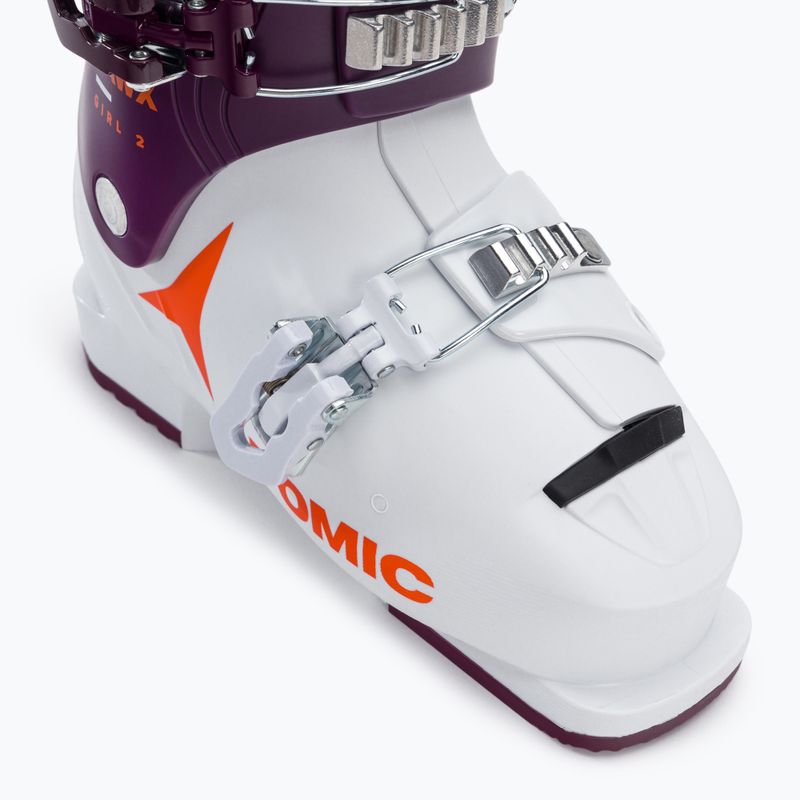 Черевики лижні дитячі Atomic Hawx Girl 2 white/berry 7