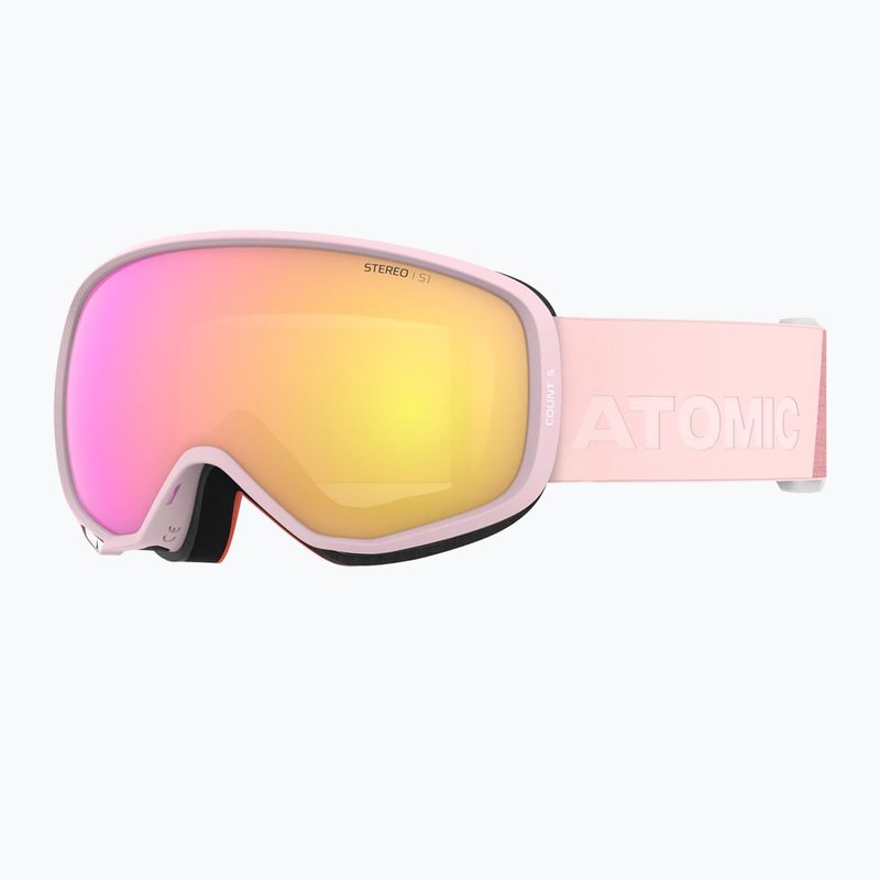 Маска лижна Atomic Count S Stereo rose pink/yellow stereo 6