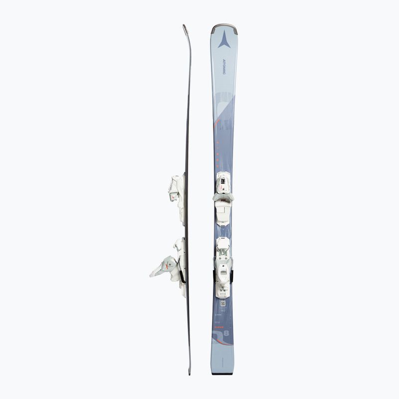 Лижі гірські жіночі Atomic Cloud Q8 + M10 GW хакі/grey 2