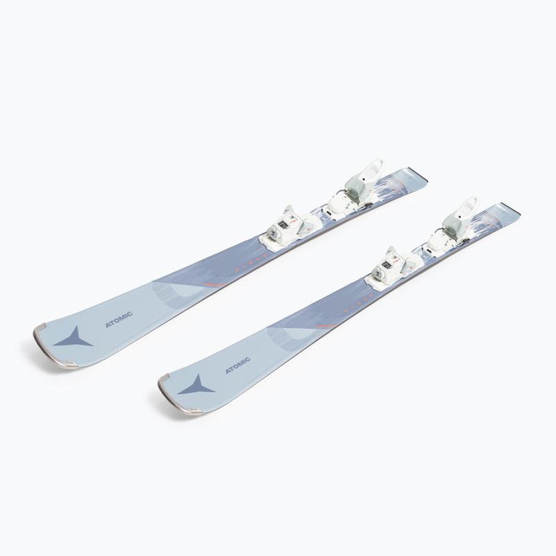 Лижі гірські жіночі Atomic Cloud Q8 + M10 GW хакі/grey 5