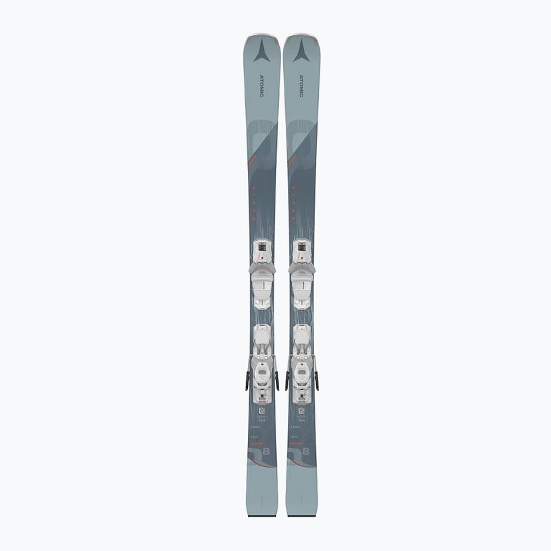 Лижі гірські жіночі Atomic Cloud Q8 + M10 GW хакі/grey 10