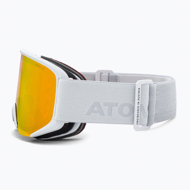Маска лижна Atomic Savor Stereo light grey/red stereo 4