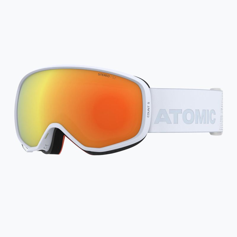 Маска лижна Atomic Count S Stereo light grey/red stereo 6