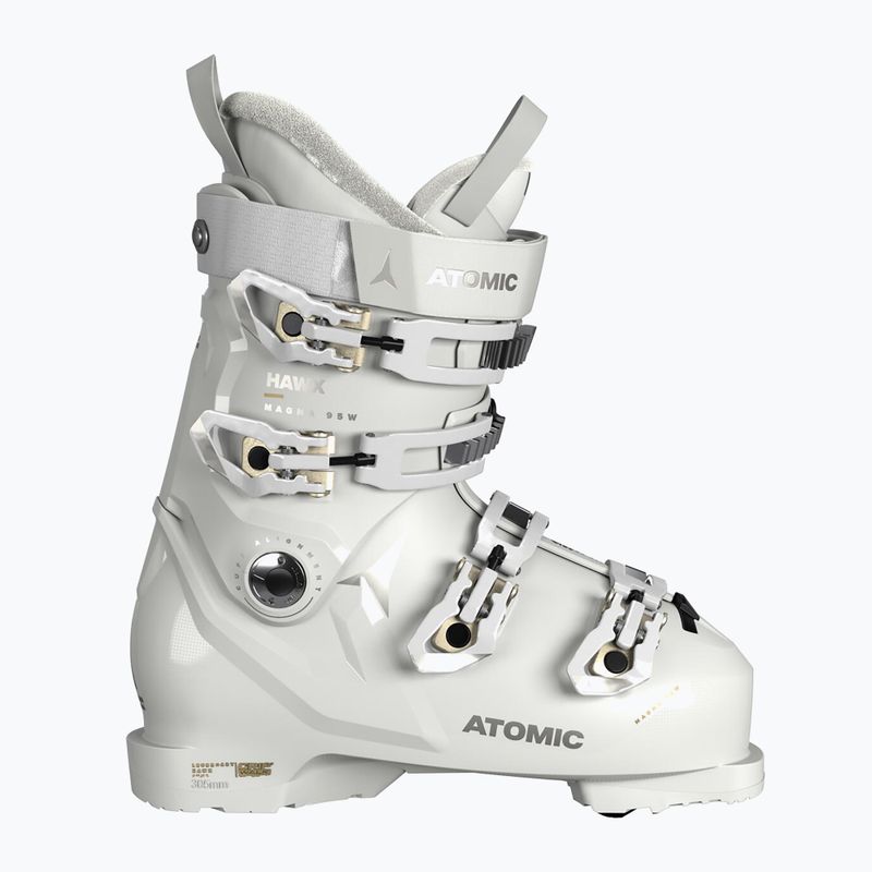 Черевики лижні жіночі Atomic Hawx Magna 95 W GW white/gold/silver 8