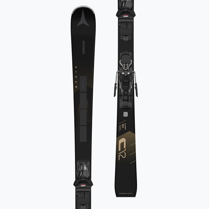 Жіночі лижі Atomic Cloud C12 Revoshock C + кріплення M10 GW чорні 10