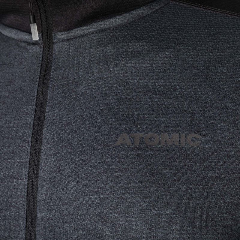 Кофта чоловіча Atomic Alps FZ Hoodie grey/black 3