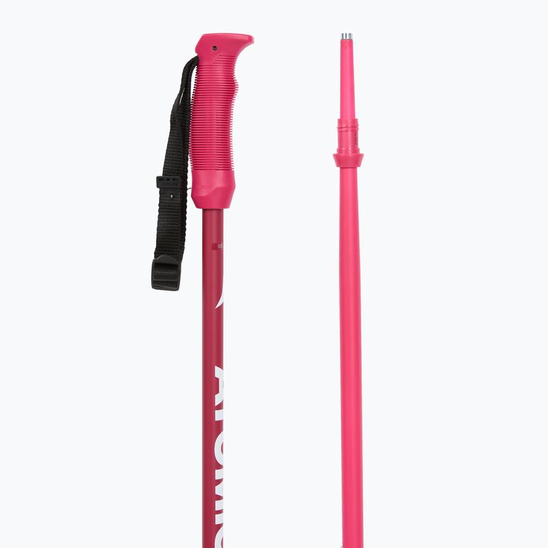 Палиці гірськолижні дитячі Atomic AMT JR pink 3