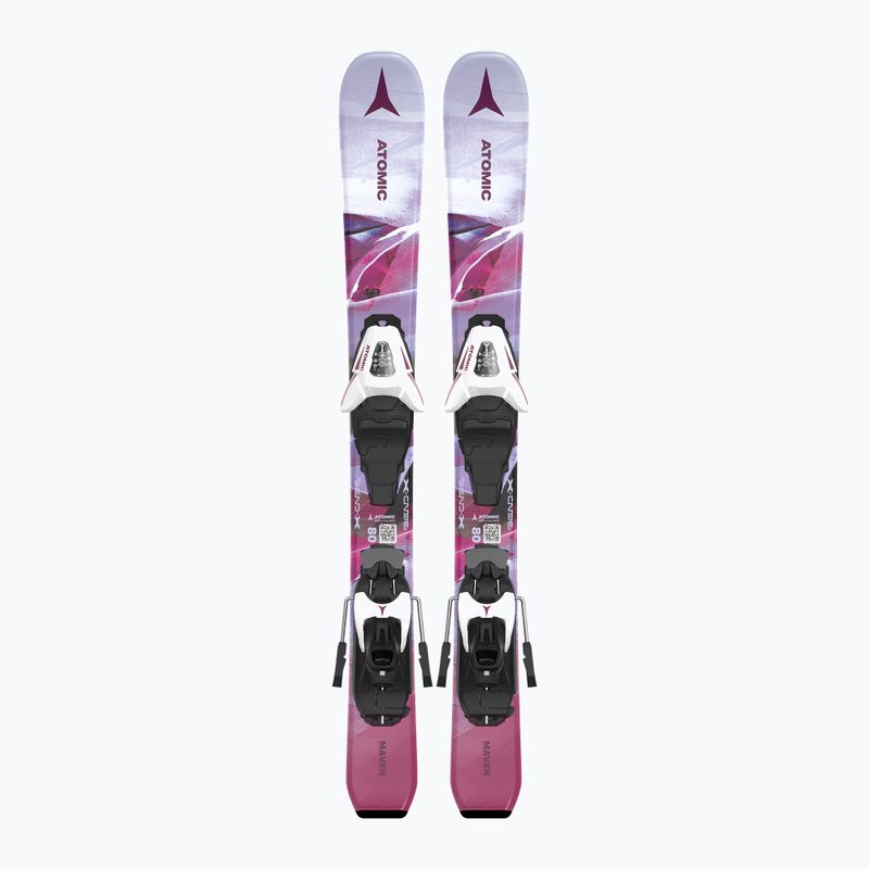 Лижі дитячі Atomic Maven Girl JTXS + кріплення C5 GW pink