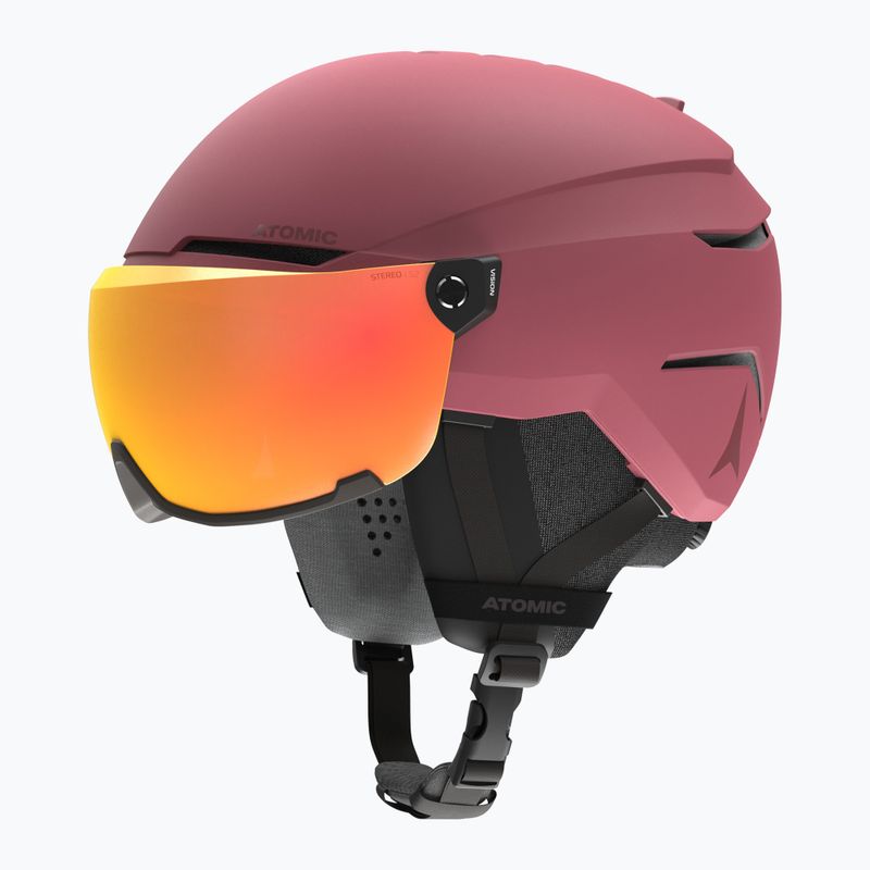 Шолом гірськолижний Atomic Savor Visor Stereo maroon/red stereo 2
