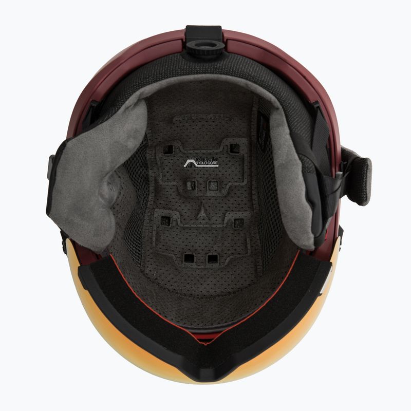 Шолом гірськолижний Atomic Savor Visor Stereo maroon/red stereo 5