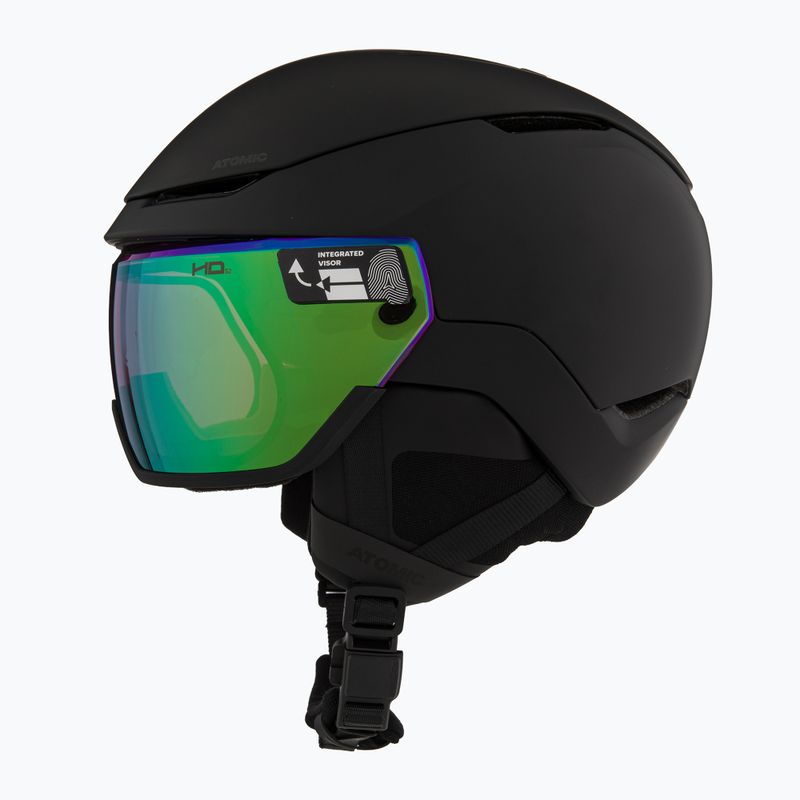 Шолом гірськолижний Atomic Revent GT Amid Visor HD black/green hd 3