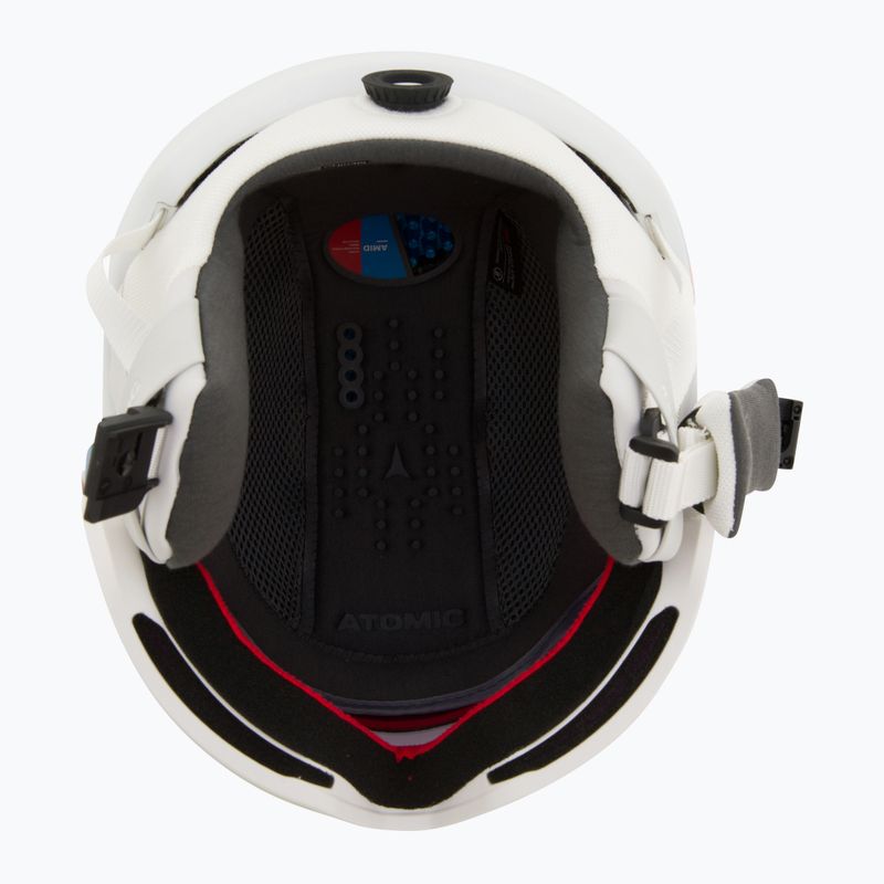 Шолом гірськолижний Atomic Revent GT Amid Visor HD white heather/red hd 5