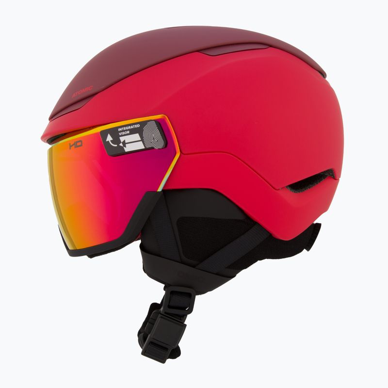 Шолом гірськолижний Atomic Revent GT Amid Visor HD red/red hd 4