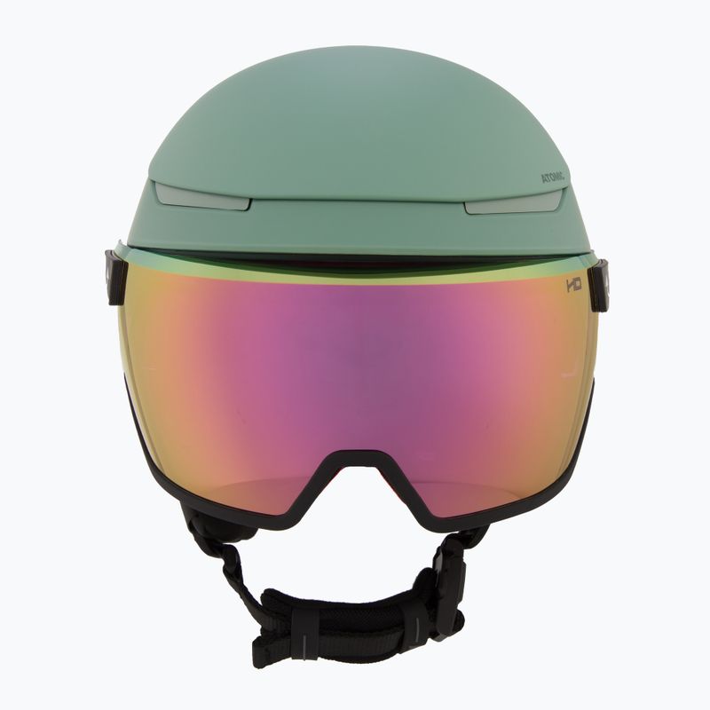 Шолом гірськолижний Atomic Revent GT Amid Visor HD pistachio/pink copper hd 2