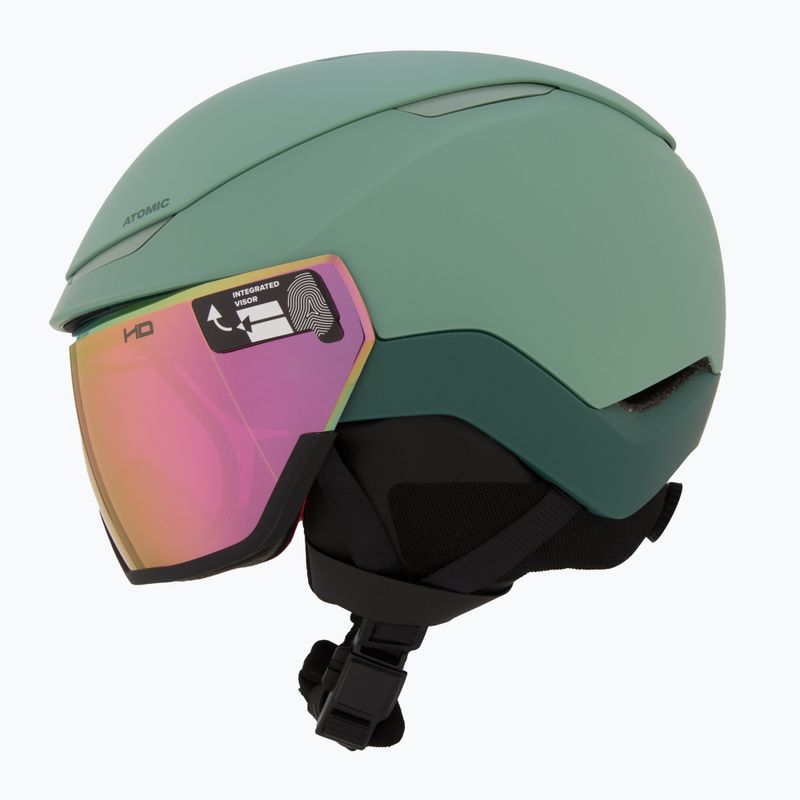 Шолом гірськолижний Atomic Revent GT Amid Visor HD pistachio/pink copper hd 4